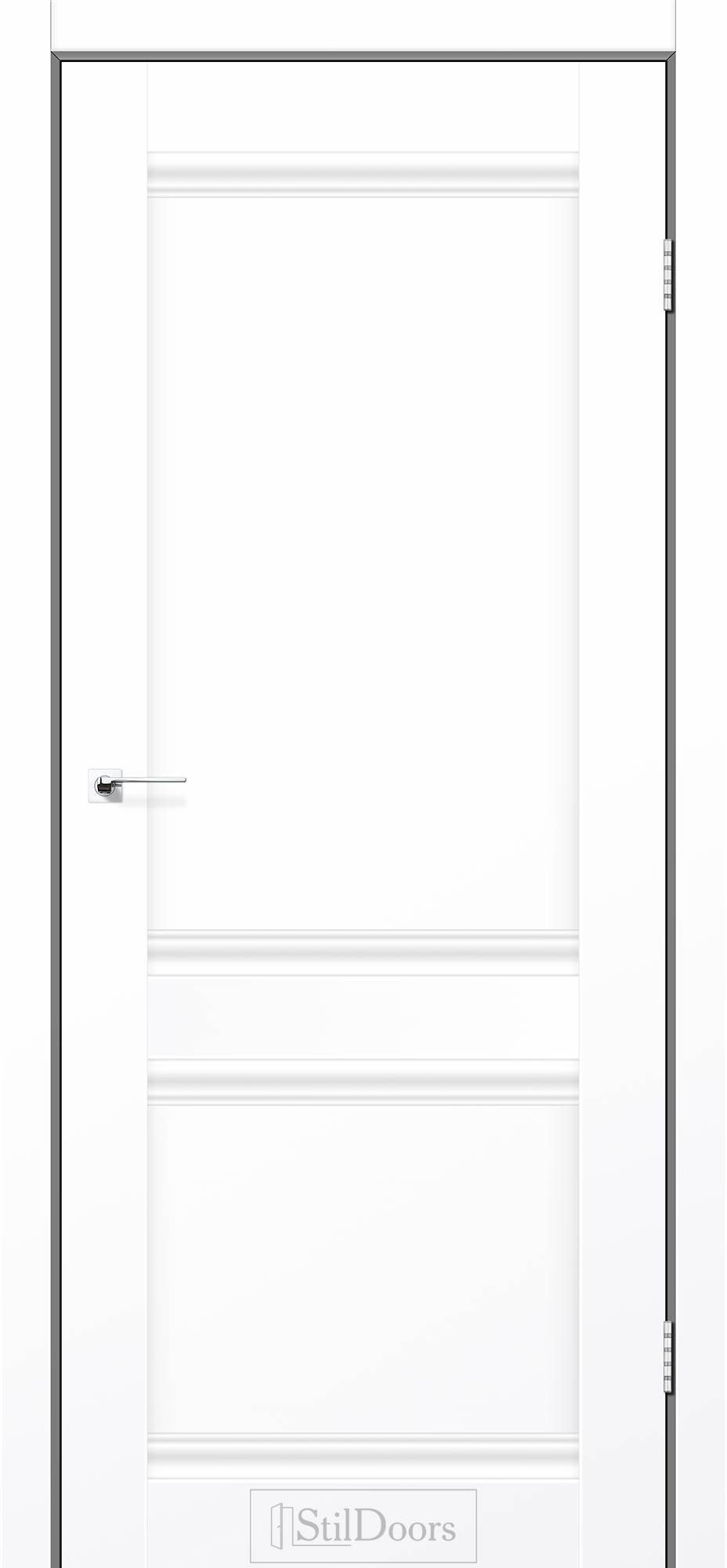 Міжкімнатні двері StilDoors Капітал 01 білий матовий глухе