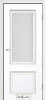 Міжкімнатні двері StilDoors Кароліна білий матовий глухе сатін