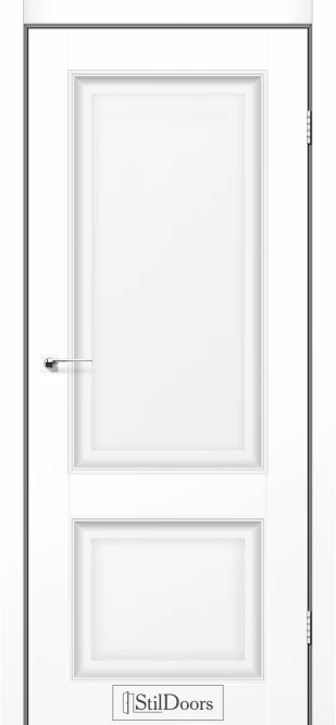 Міжкімнатні двері StilDoors Кароліна білий матовий глухе сатін