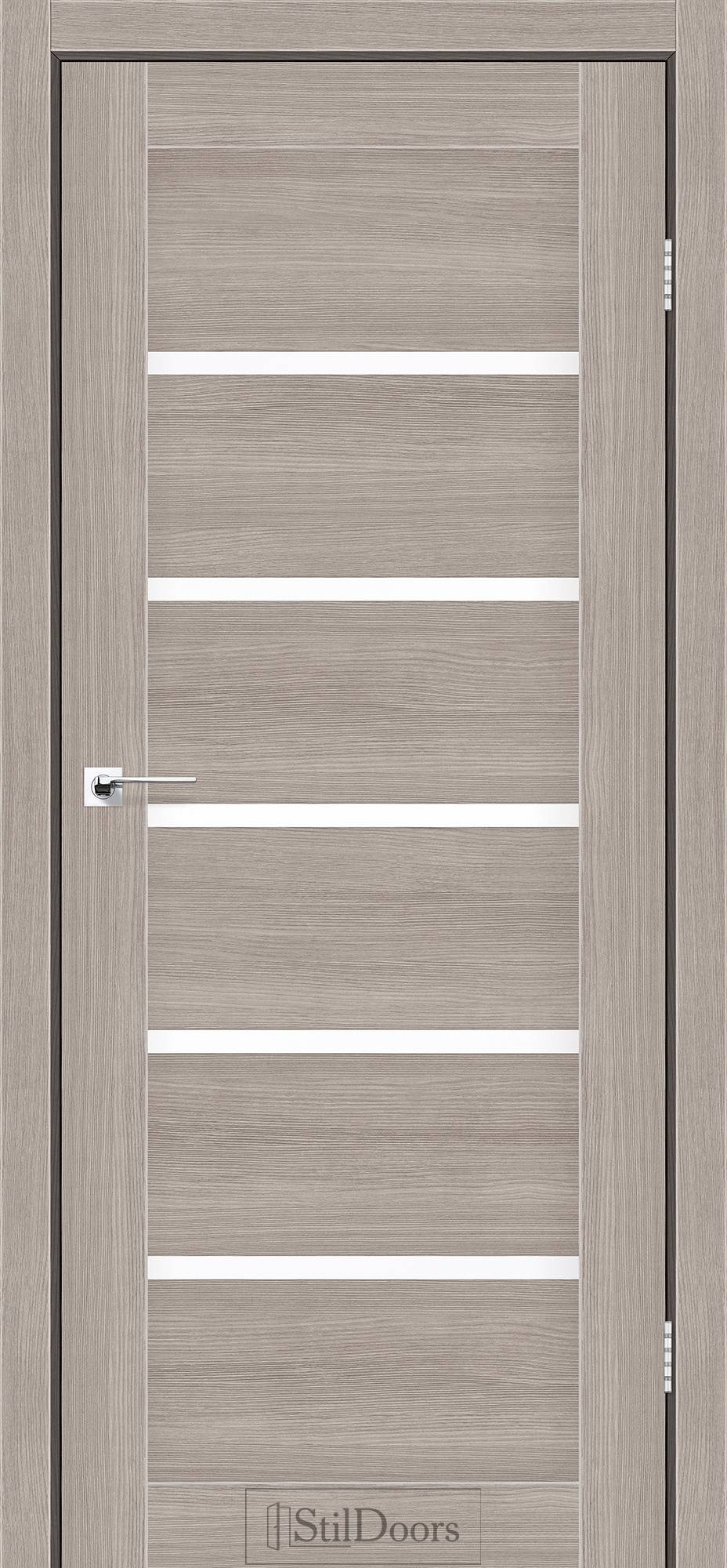 Міжкімнатні двері StilDoors LIMO Клен Молочний сатін BLK