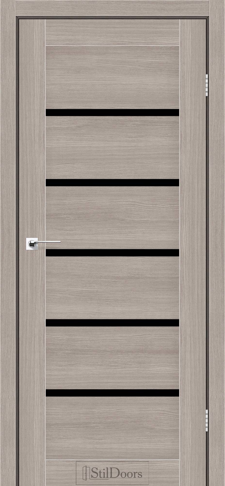 Міжкімнатні двері StilDoors LIMO Клен Молочний сатін BLK