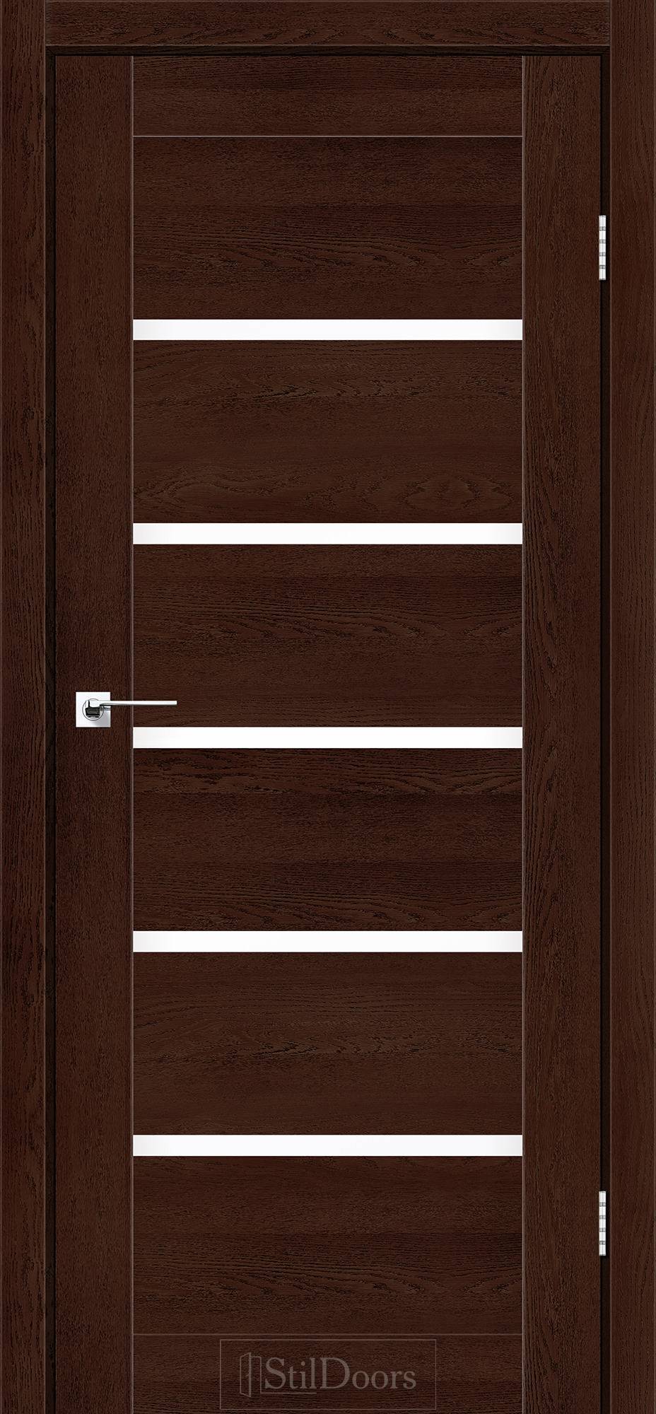 Міжкімнатні двері StilDoors LIMO Клен Молочний сатін BLK