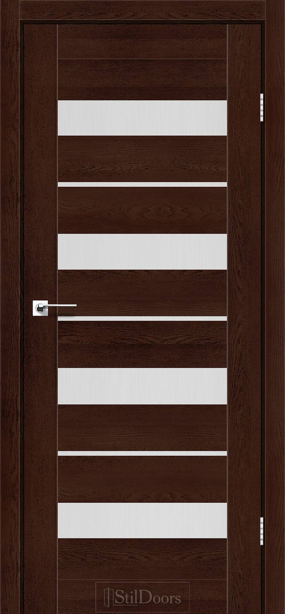 Міжкімнатні двері StilDoors DELA Клен Молочний сатін BLK