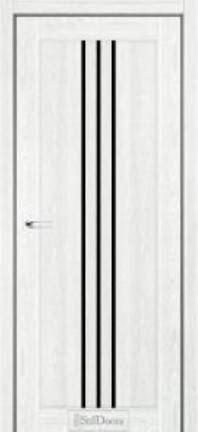 Міжкімнатні двері StilDoors Лінео флітвуд айс сатін BLK