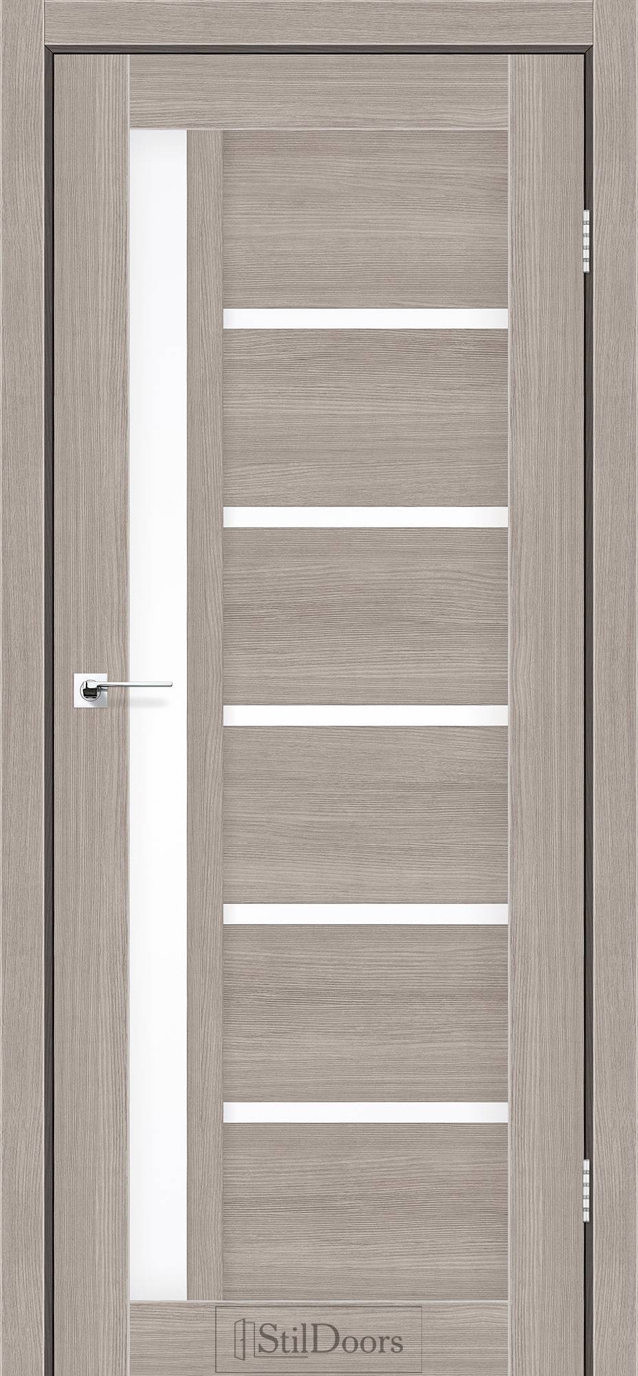 Міжкімнатні двері StilDoors NICE Капучино сатін BLK