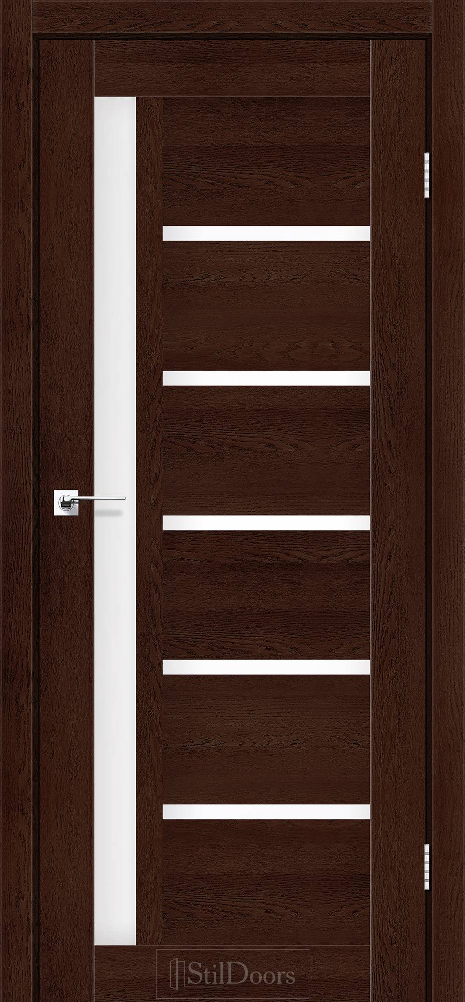 Міжкімнатні двері StilDoors NICE Капучино сатін BLK