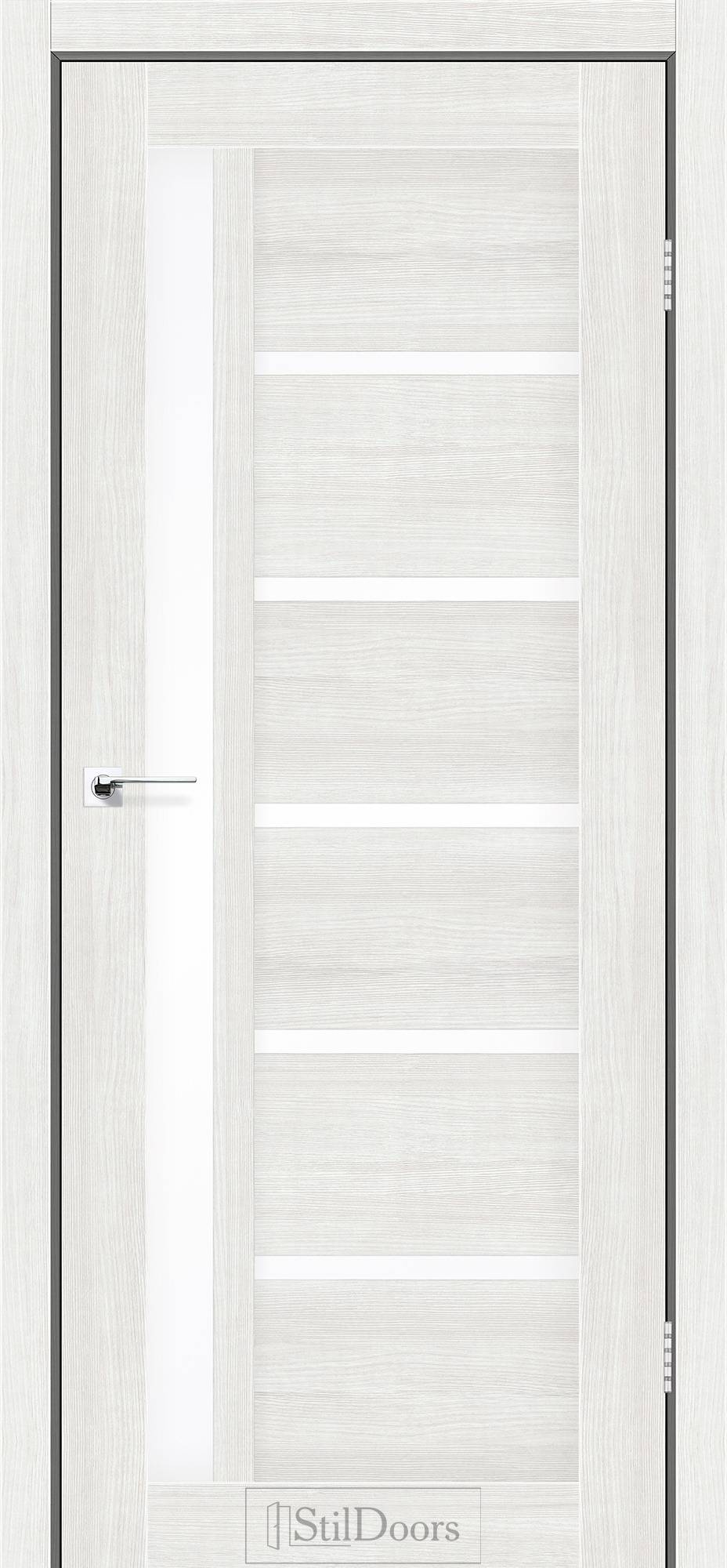 Міжкімнатні двері StilDoors NICE Капучино сатін BLK