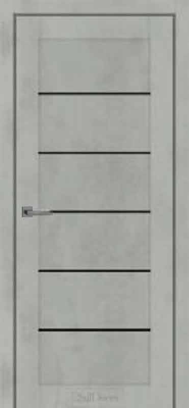 Міжкімнатні двері StilDoors Сальверо ясен нордік сатін BLK