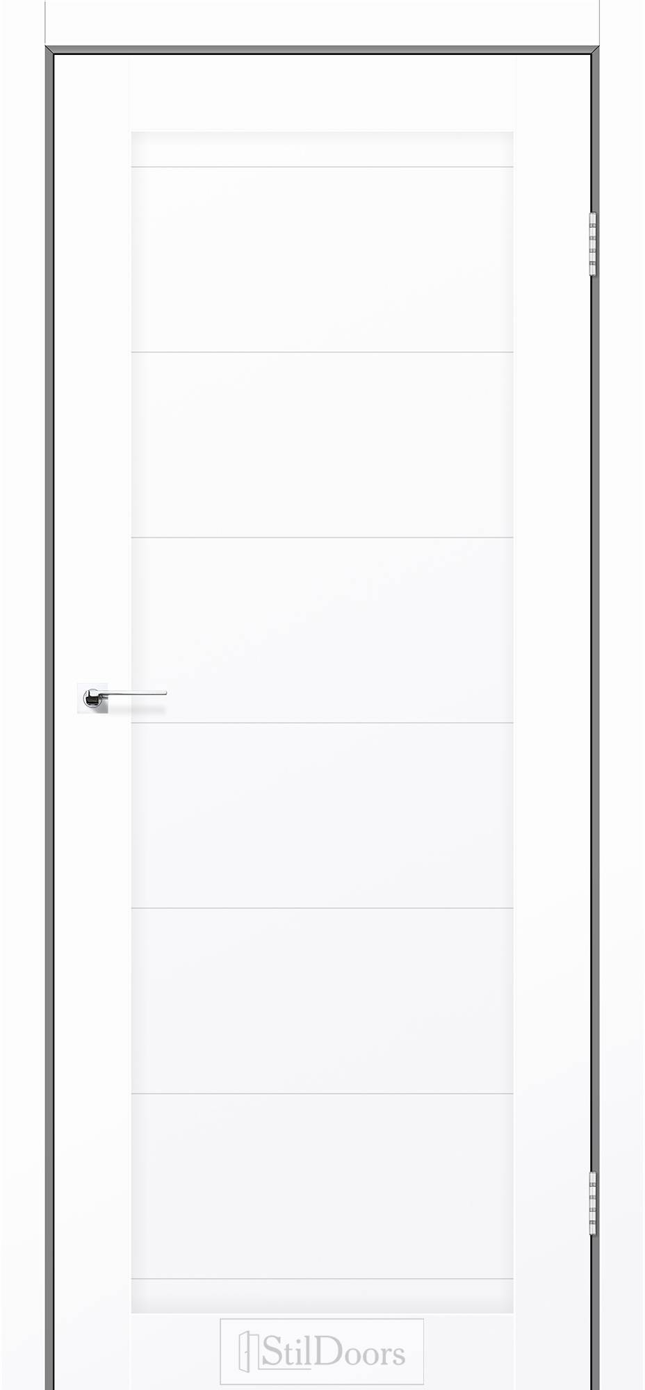 Міжкімнатні двері StilDoors Торонто дуб сріблястий глухе