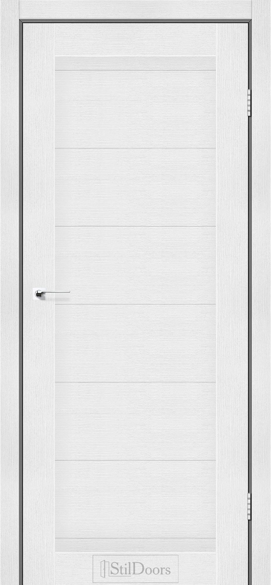 Міжкімнатні двері StilDoors Торонто дуб сріблястий глухе