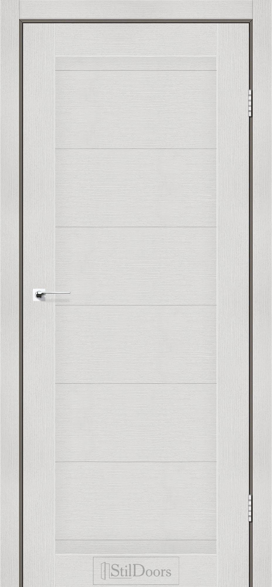Міжкімнатні двері StilDoors Торонто дуб сріблястий глухе