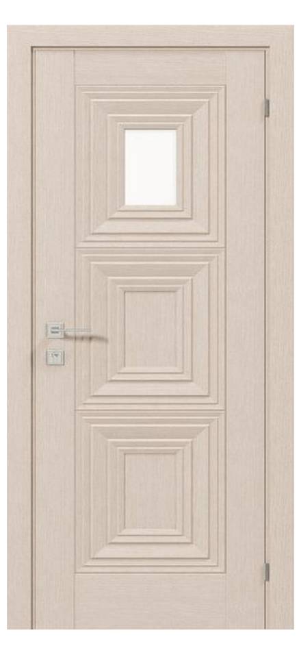 Межкомнатные двери Rodos Diamond Berita полустекло1