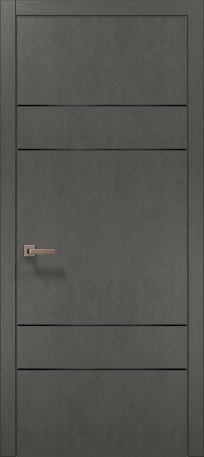 Міжкімнатні двері Папа Карло Plato PL-09 Ч