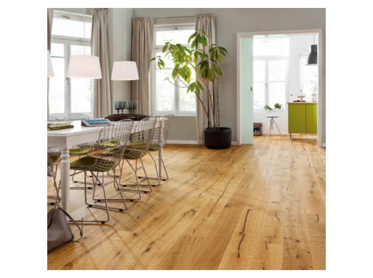 Паркетная доска HARO 531171 Дуб Алабама 1-пол браш 2-ст. микрофаска масло-воск BioTec на HDF