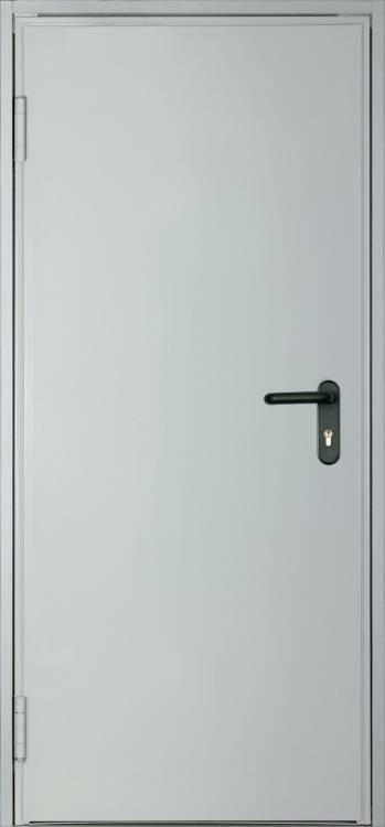 Входные двери Qdoors Металл / Металл Технические ЕІ 60 - Шагрень RAL 7035