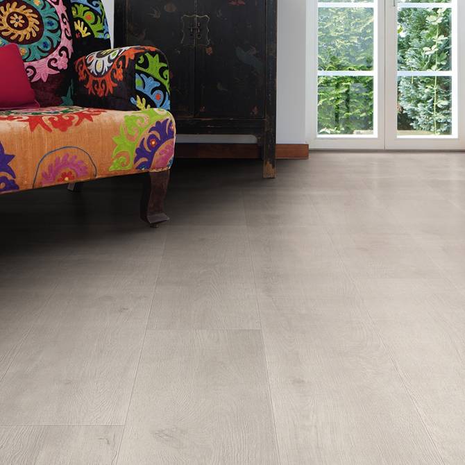 Ламинат Haro Tritty 100 Campus 4V Дуб Бергамо серебристо-серый 538748