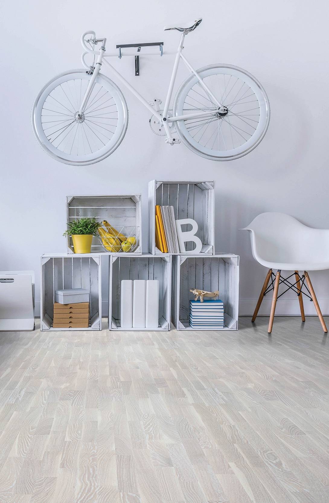 Паркетна дошка ESTA PARKET Дуб Nordic Silver Moon 3-пол. лак 1861/204/2200