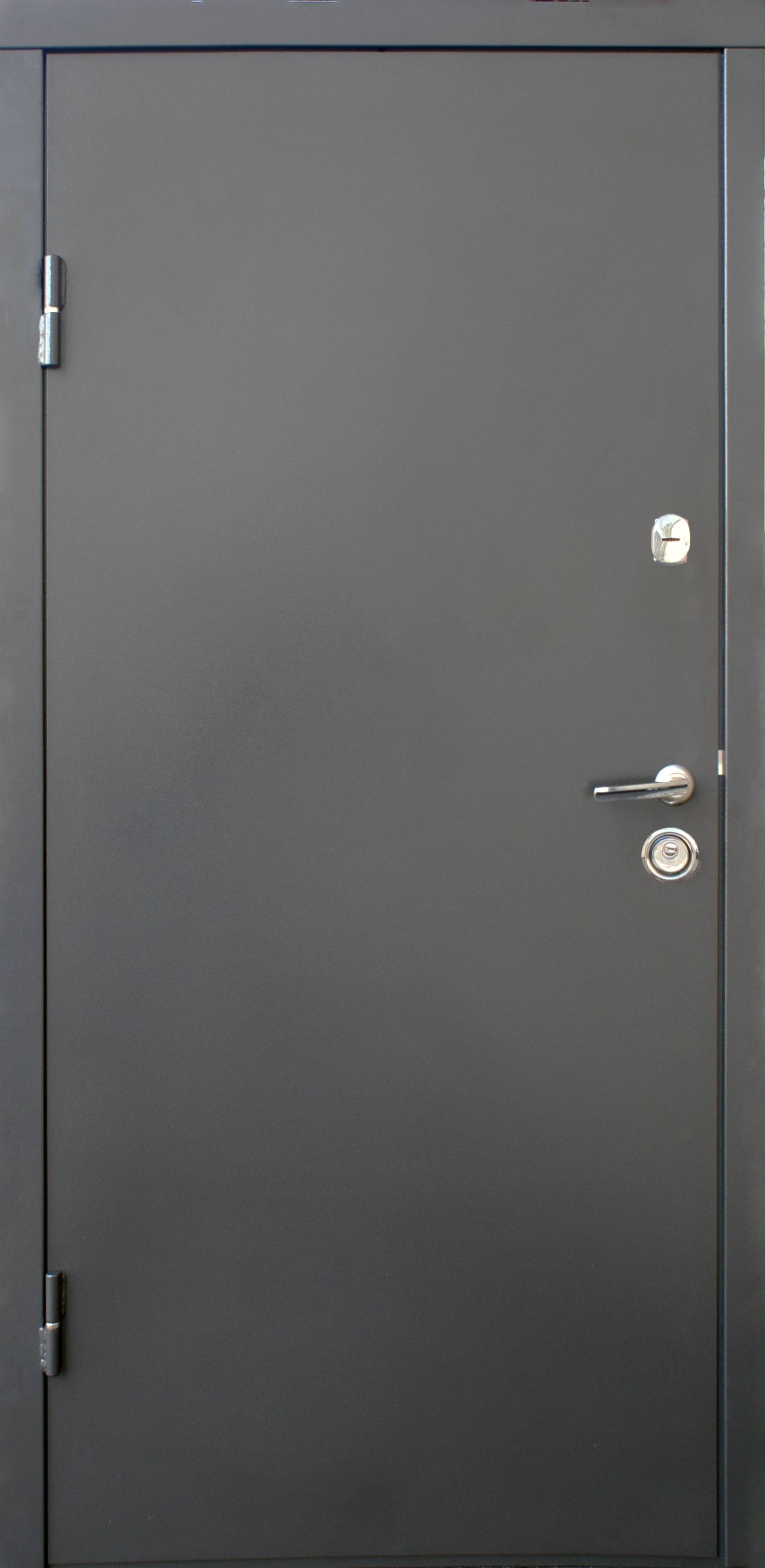 Входные двери Qdoors Стандарт М Горизонталь Графит Дуб Вулканический