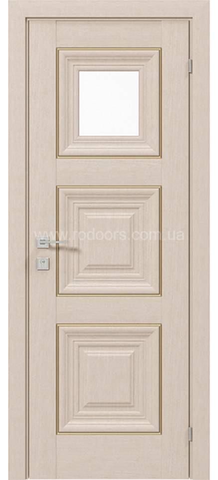 Межкомнатные двери Rodos Versal Irida полустекло1