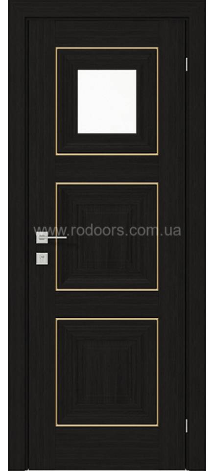 Межкомнатные двери Rodos Versal Irida полустекло1