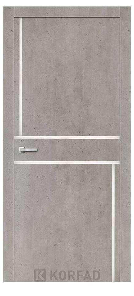 Двері міжкімнатні KORFAD, Aluminium Plato ALP-07