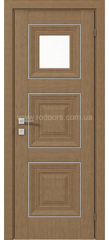 Межкомнатные двери Rodos Versal Irida полустекло1