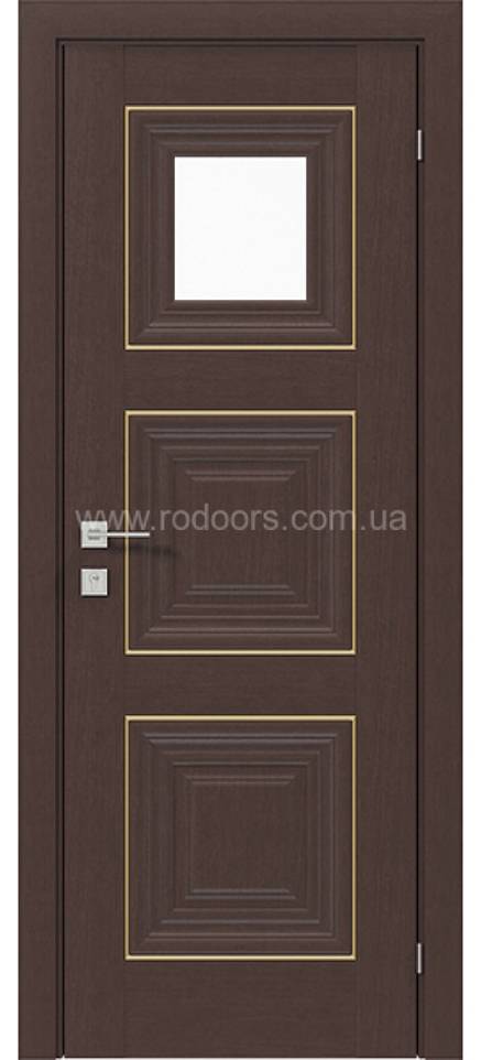 Межкомнатные двери Rodos Versal Irida полустекло1