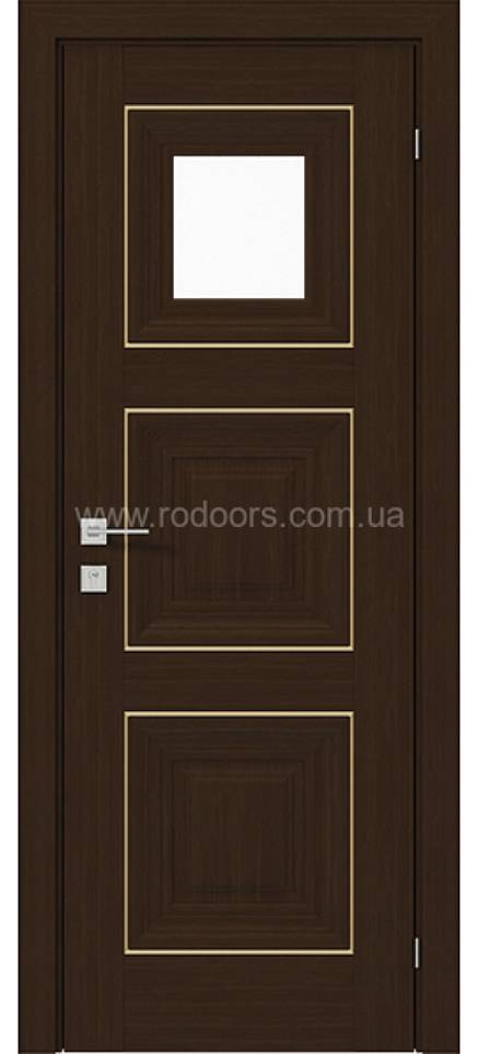 Межкомнатные двери Rodos Versal Irida полустекло1