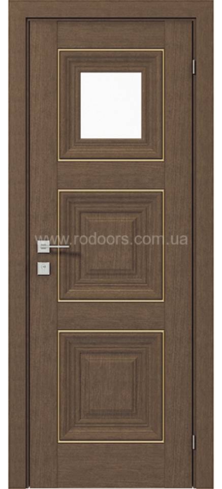 Межкомнатные двери Rodos Versal Irida полустекло1