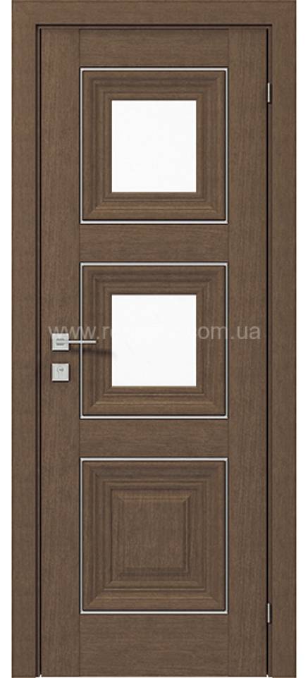 Міжкімнатні двері Rodos Versal Irida полустекло2