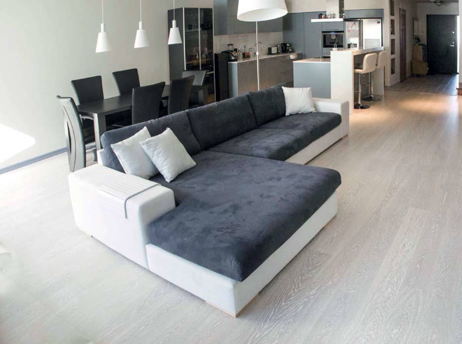 Паркетна дошка ESTA PARKET Дуб Argentum (White White Pores/Silver Moon 2V) 1-пол. матовий лак 11214