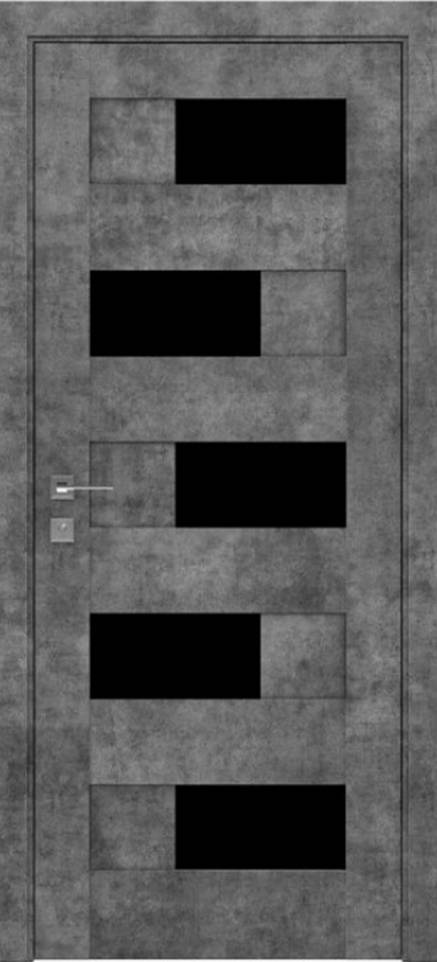 Міжкімнатні двері Rodos Modern Verona полустекло BLK