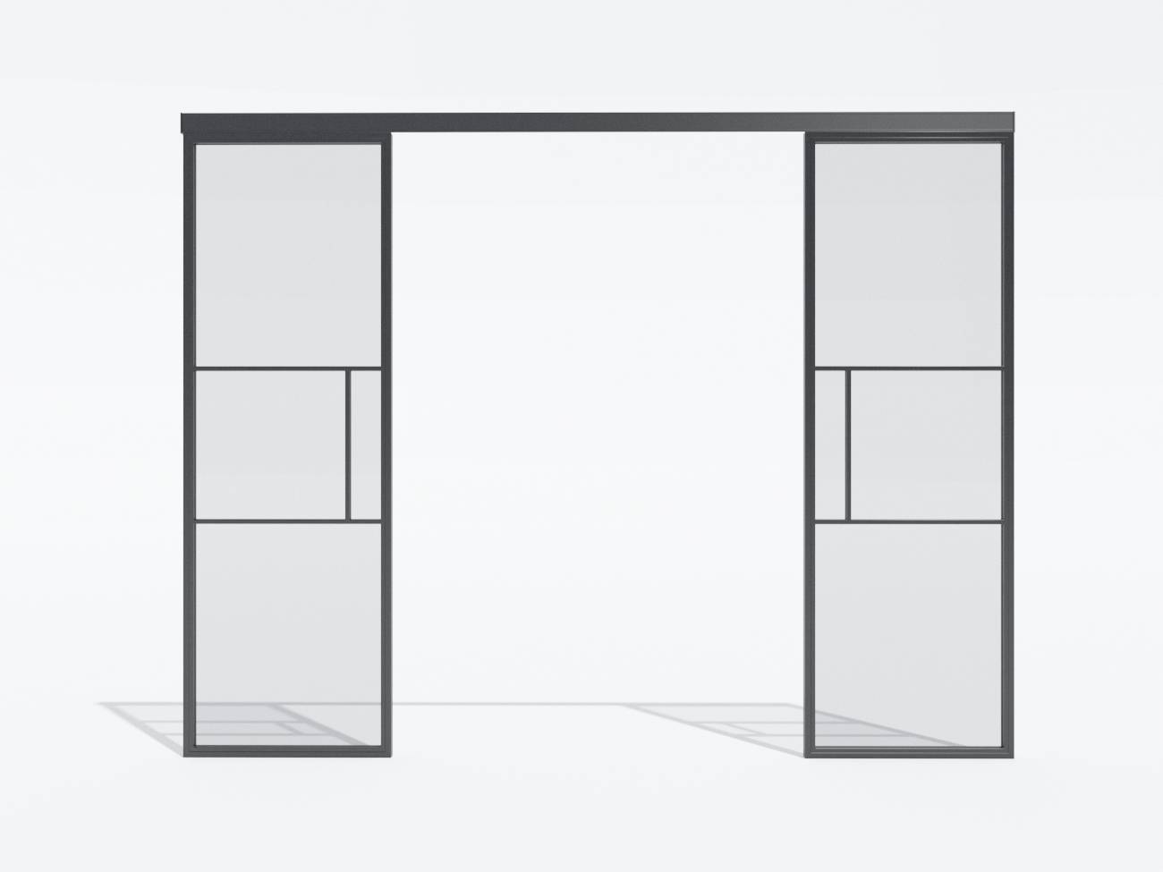 Міжкімнатні лофт-двері Svarg розсувні подвійна