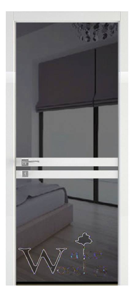 Міжкімнатні двері Wake Wood Solo VIP 01 (скло або дзеркало)