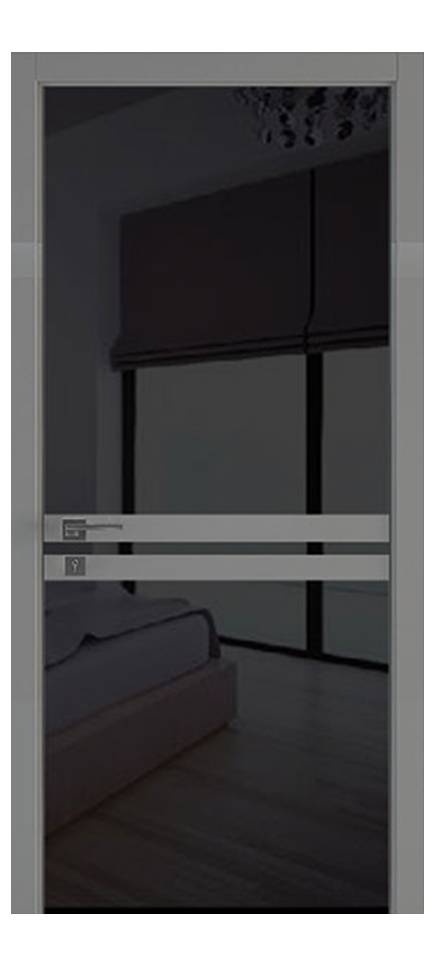 Межкомнатные двери Wake Wood Solo VIP 02 (стекло декор - полосы шпона или окраш. мдф)