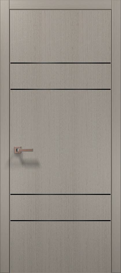 Міжкімнатні двері Папа Карло Plato PL-09 Ч