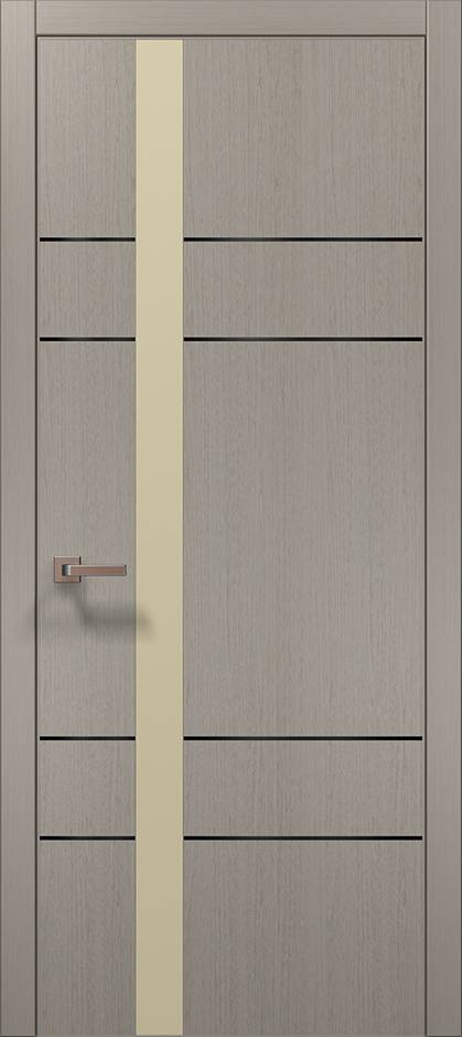 Міжкімнатні двері Папа Карло Plato PL-10 Ч